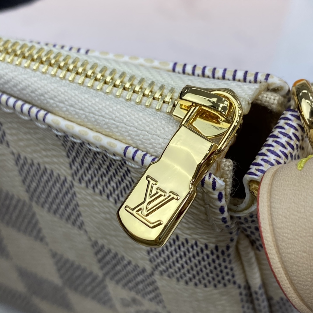 Louis Vuitton POCHETTE ACCESSOIRES Handbag Damier Azur N41207